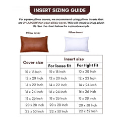 Genuine Lambskin Leather Decorative Throw Pillow Cover (14x22 Inch)