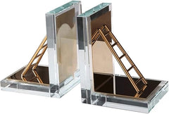 Metal Book Ends Ladder Hold
