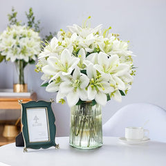 Artificial Tiger Lily Silk Flowers Faux