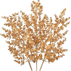 Golden Artificial Eucalyptus Stems Eucalyptus