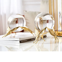 Modern Crystal Ball Ornaments Decor Accessories