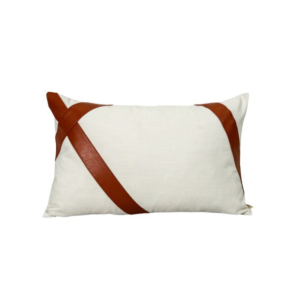 Creative Luxe - Geometric Strap Accent Pillow