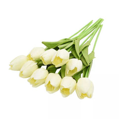 3/5PCS Tulip Artificial Flowers Real Touch Bouquet Fake Flowers Decoration for Wedding Supplies Home Decor Valentines Flowers