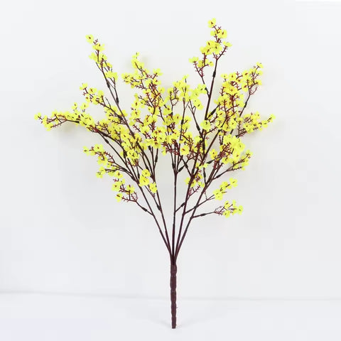 Artificial Gypsophila Flowers White Baby’s Breath Long Bouquet for Home & Wedding Decor