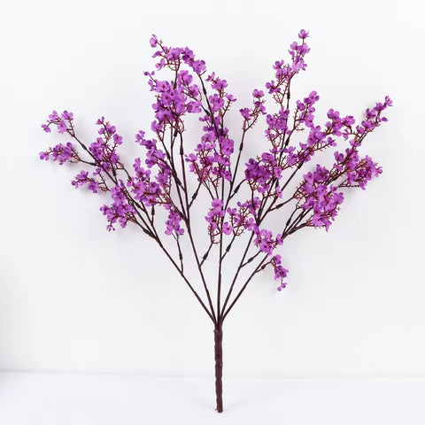 Artificial Gypsophila Flowers White Baby’s Breath Long Bouquet for Home & Wedding Decor