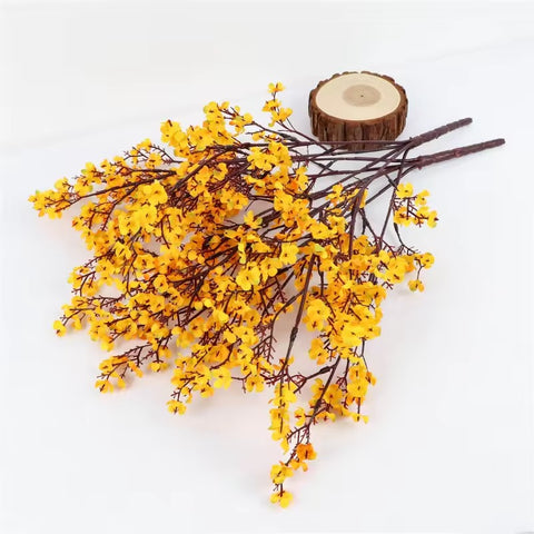 Artificial Gypsophila Flowers White Baby’s Breath Long Bouquet for Home & Wedding Decor