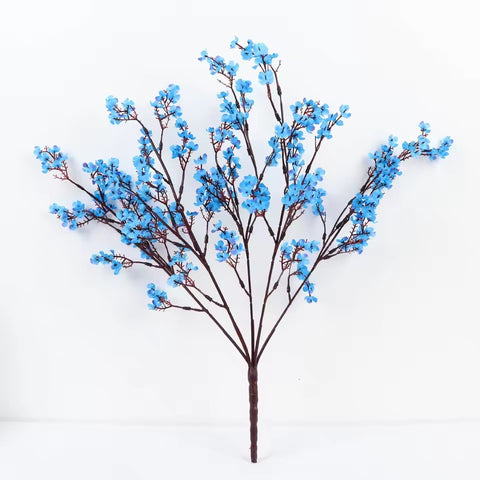 Artificial Gypsophila Flowers White Baby’s Breath Long Bouquet for Home & Wedding Decor