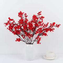 Artificial Gypsophila Flowers White Baby’s Breath Long Bouquet for Home & Wedding Decor